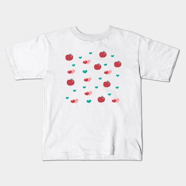 Love pattern design Kids T-Shirt by dddesign